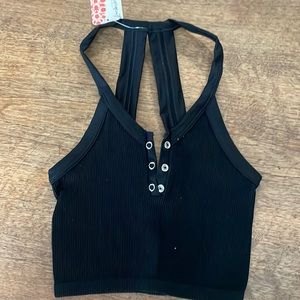 NWT FP movement by Free People bralette black XS